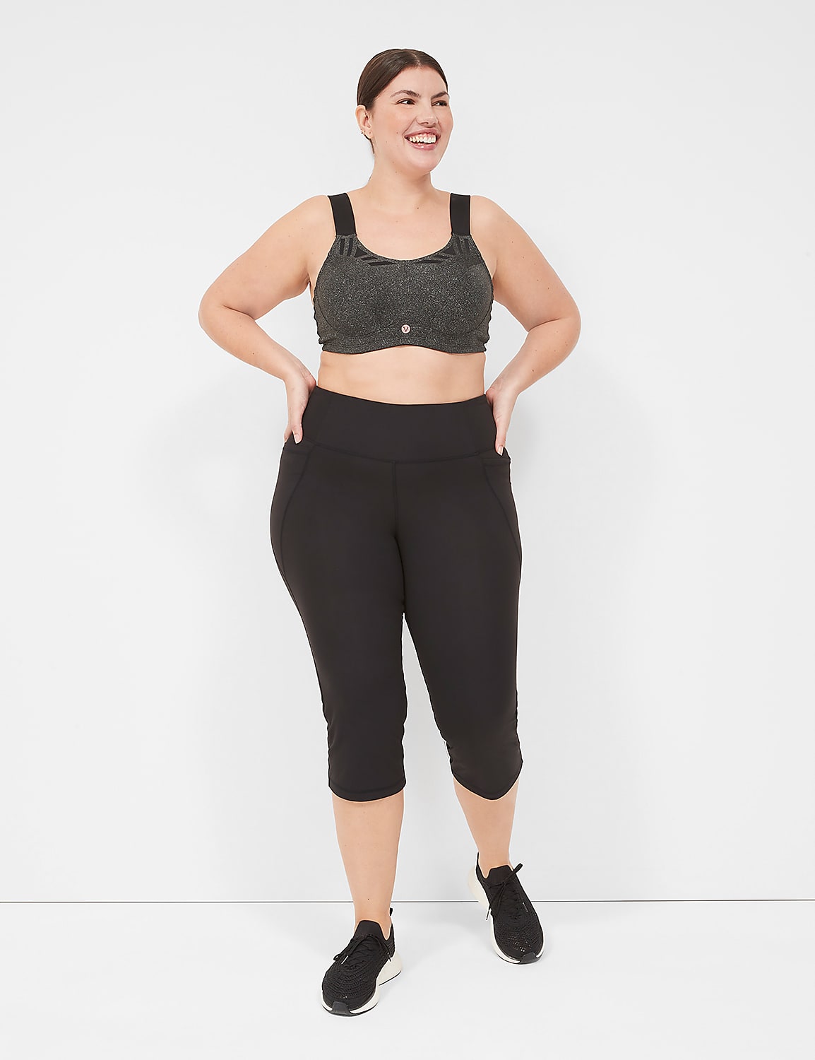 LIVI High-Rise Recycled LIVI Soft Bootcut Capri Product Image 5