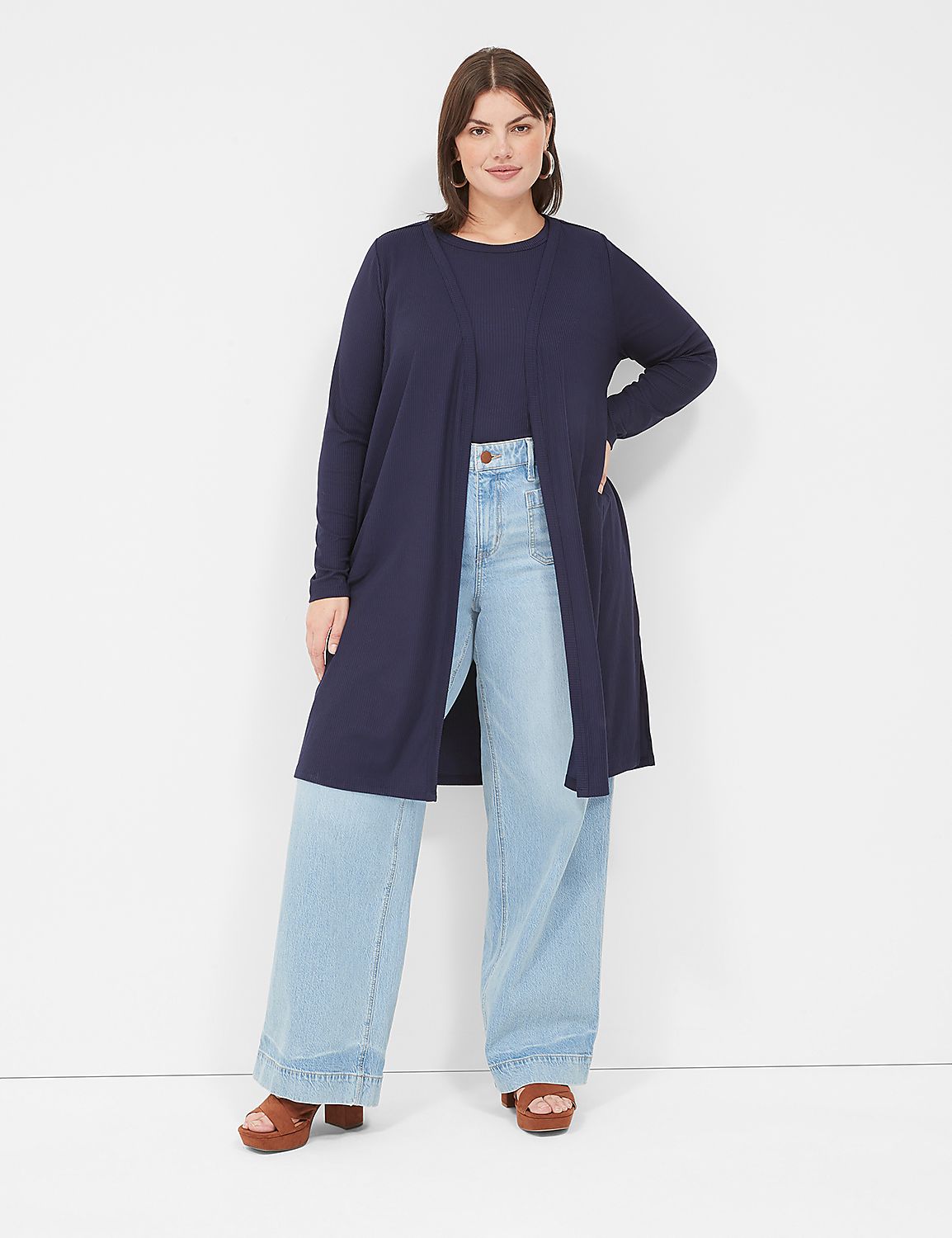 High-Neck Rib Tank Product Image 4
