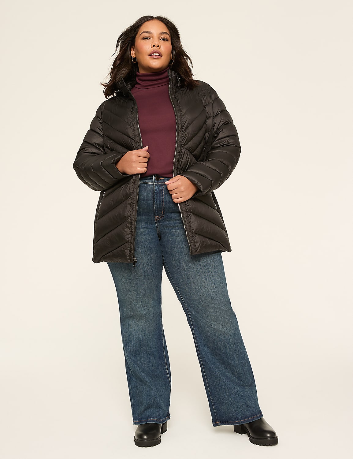 Classic Midi Puffer Coat Product Image 3