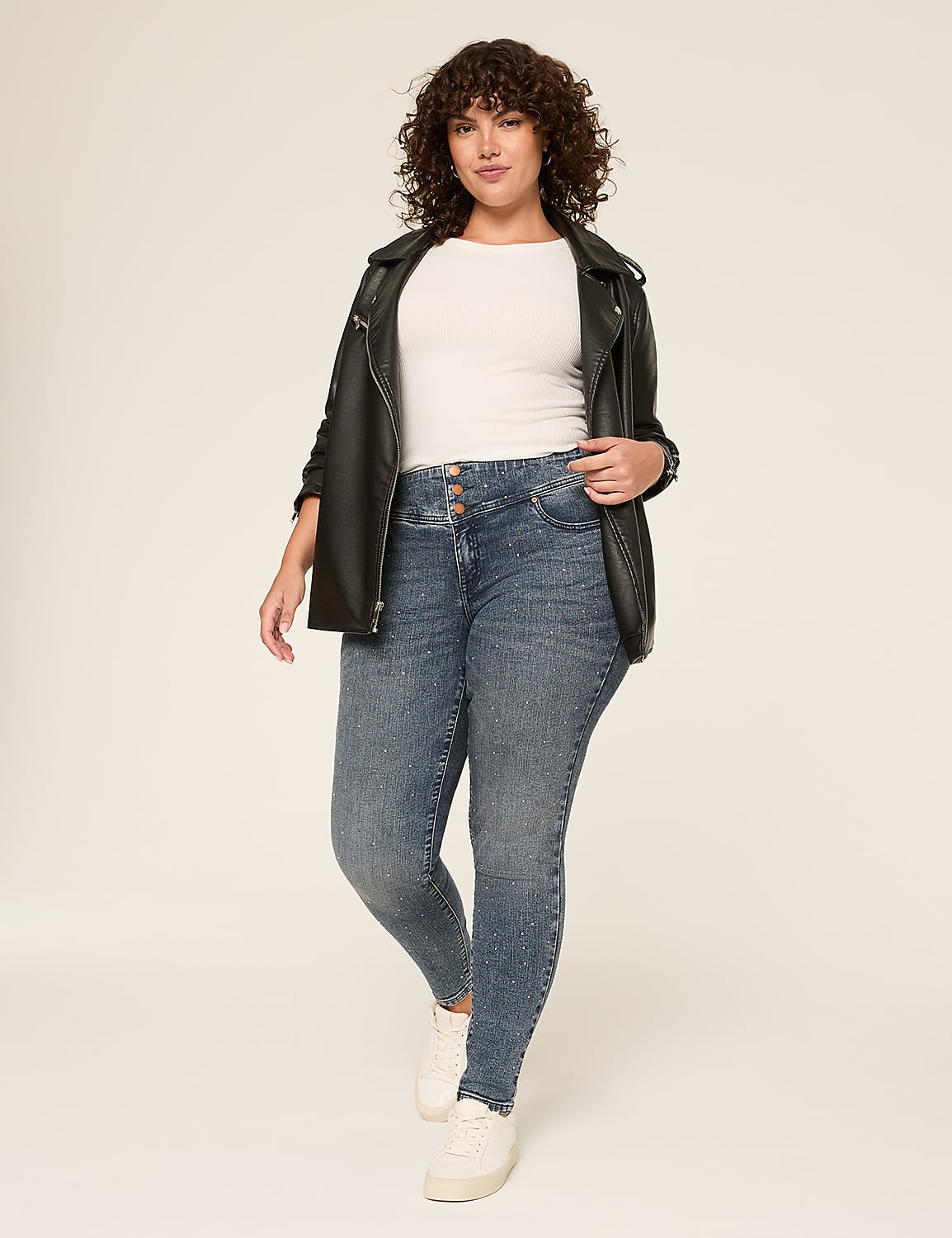 Knockout High-Rise Embellished Jegging Product Image 3