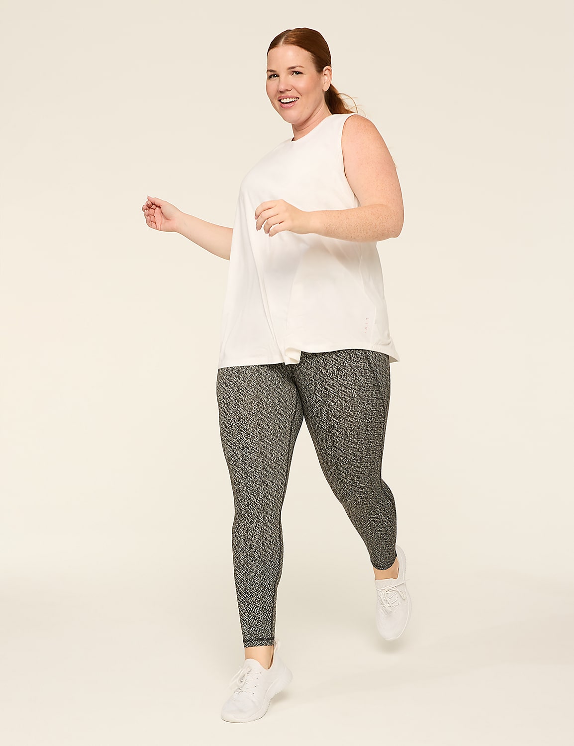 LIVI High-Rise Jacquard Knit 7/8 Legging Product Image 3