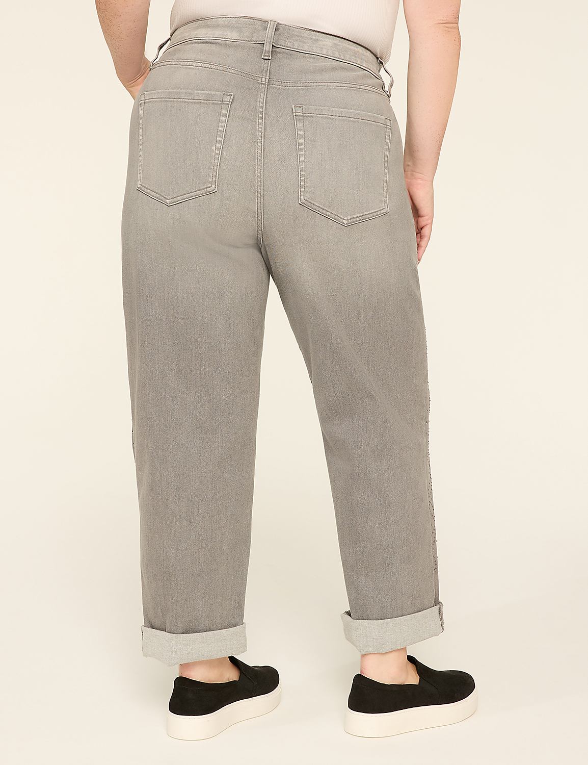 Boyfriend Fit Embellished Jean Product Image 2