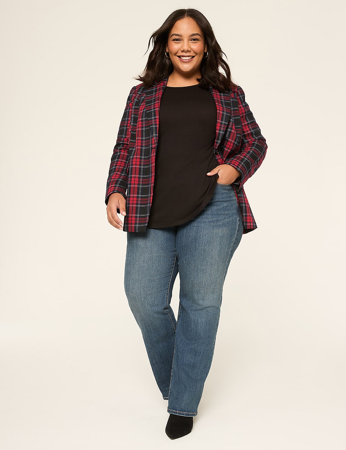 Smocked-Cuff Boatneck Hacci Top Product Image 3