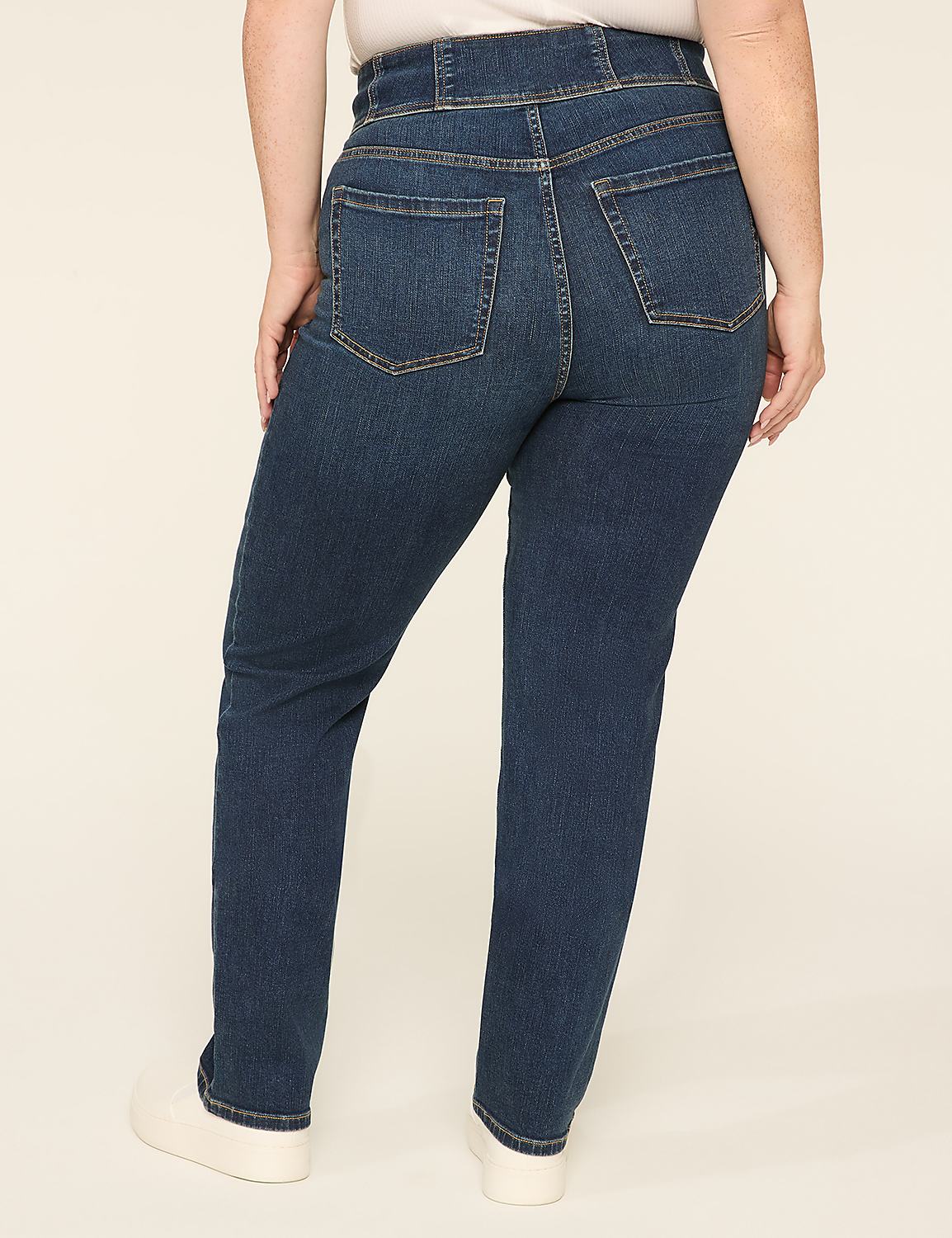 Knockout High-Rise Straight Leg Jean | LaneBryant