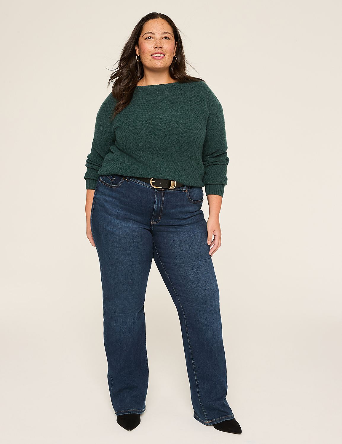 Textured Boatneck Pullover Sweater Product Image 3