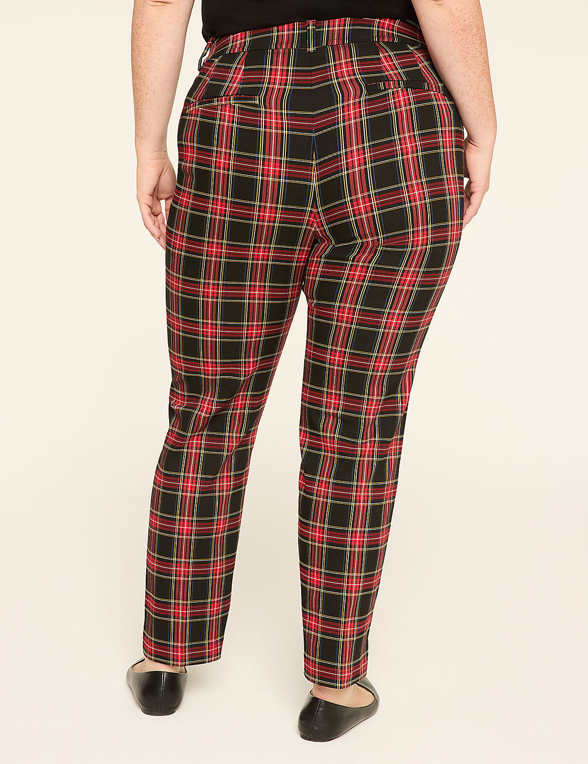 4-Season Plaid Slim Ankle Pant Product Image 2