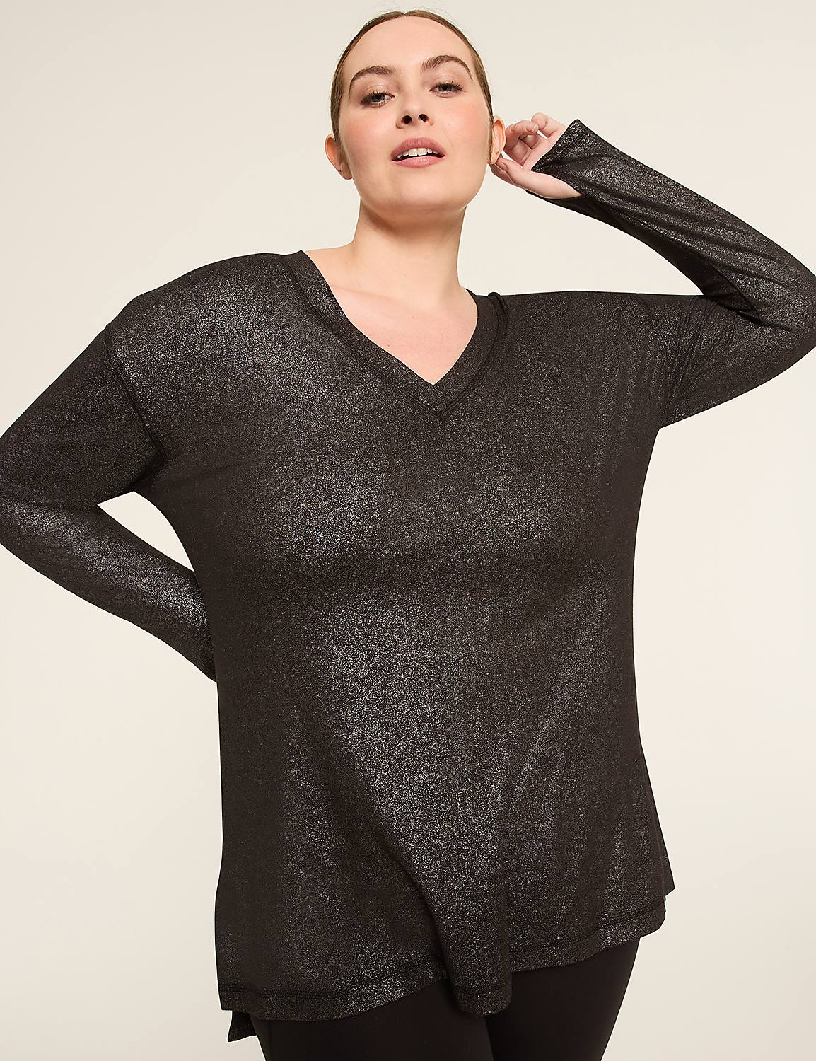 LIVI Soft V-Neck Tunic Product Image 1