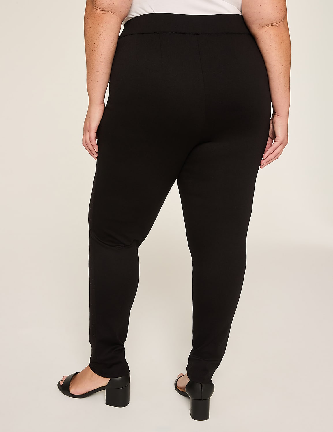 Embellished Pull-On High-Rise Ponte Legging Product Image 2