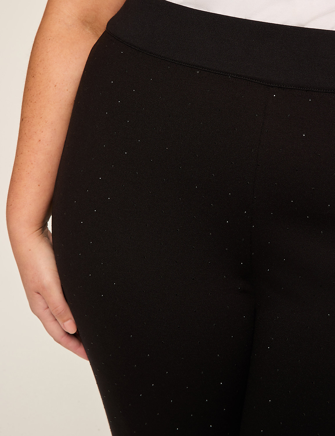 Embellished Pull-On High-Rise Ponte Legging Product Image 4
