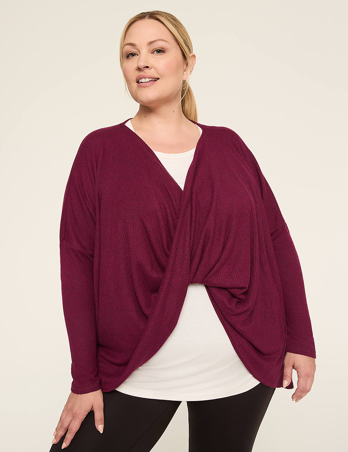 LIVI 3-Way Convertible Twist Soft Spun Overpiece Product Image 1