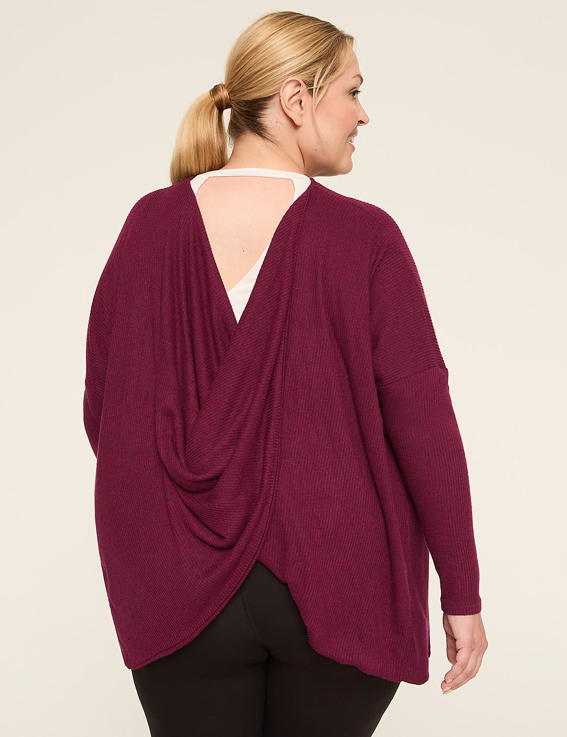 LIVI 3-Way Convertible Twist Soft Spun Overpiece Product Image 5