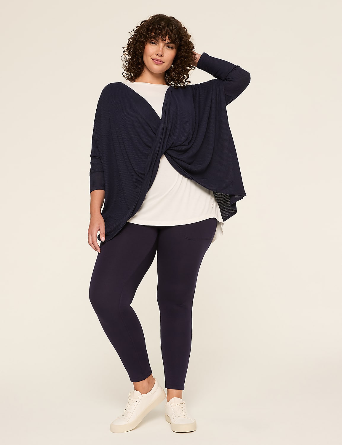 LIVI 3-Way Convertible Twist Soft Spun Overpiece Product Image 3