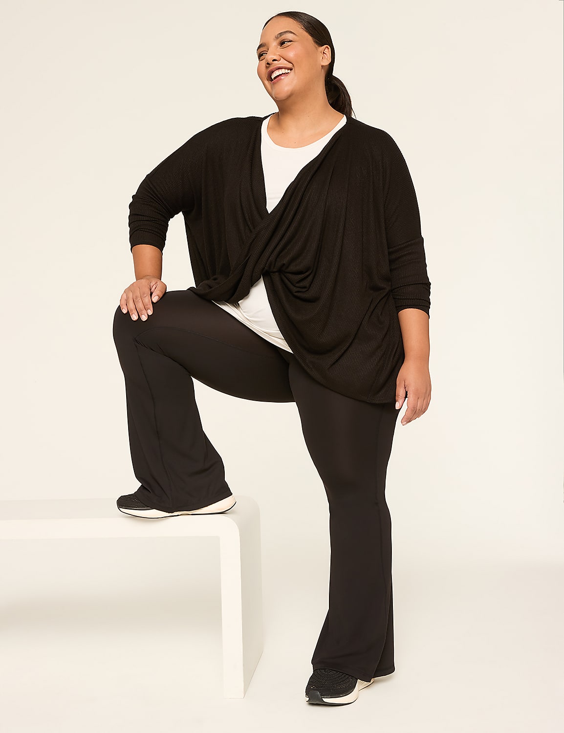 LIVI 3-Way Convertible Twist Soft Spun Overpiece Product Image 3