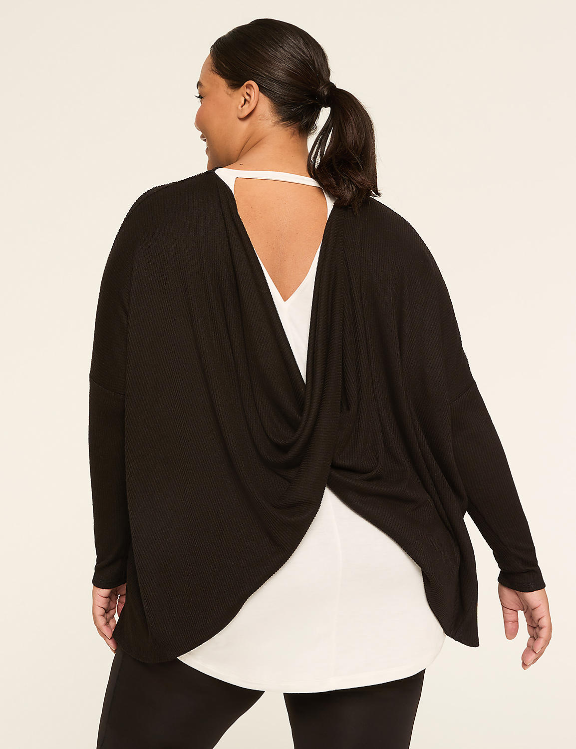 LIVI 3-Way Convertible Twist Soft Spun Overpiece Product Image 5