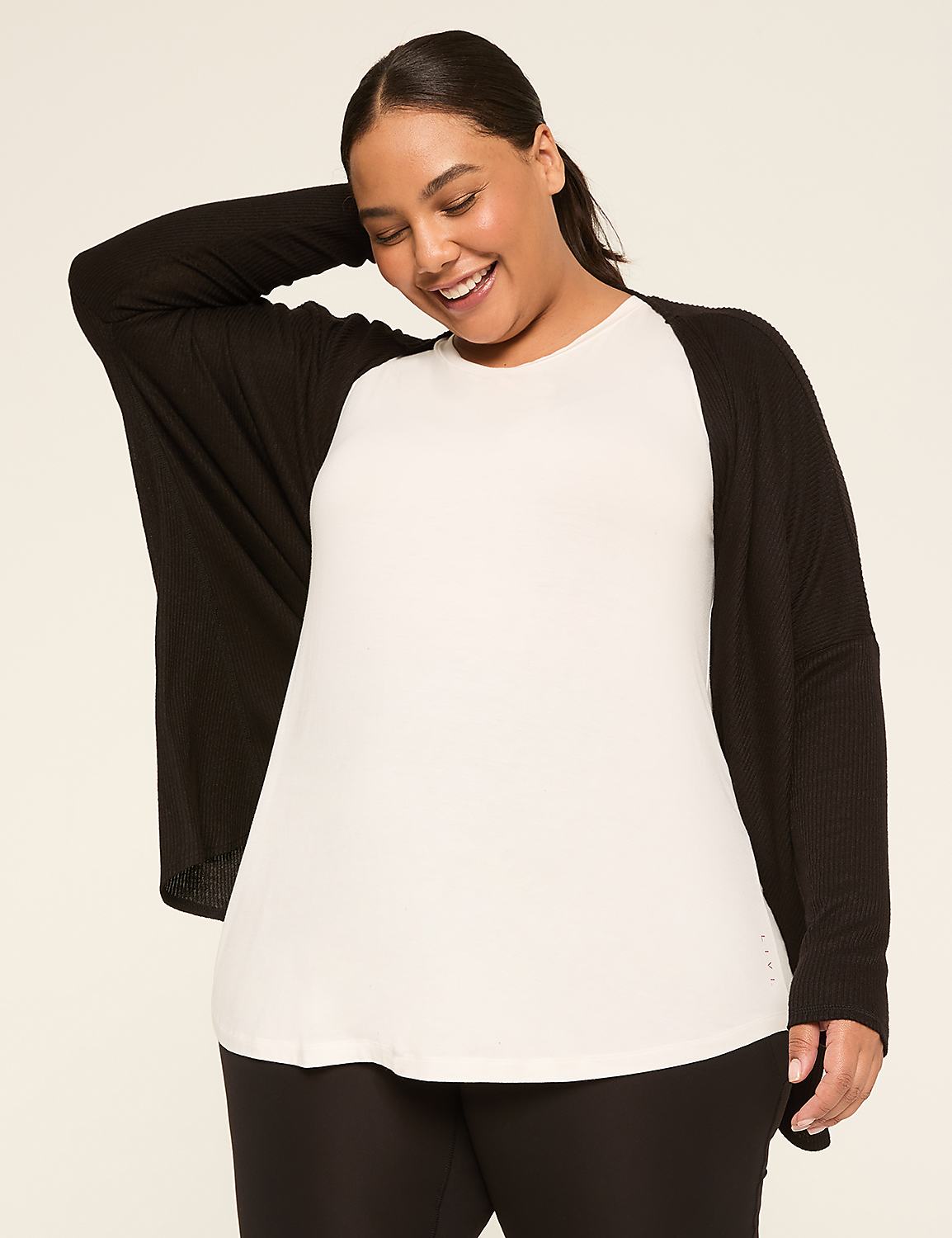 LIVI 3-Way Convertible Twist Soft Spun Overpiece Product Image 6