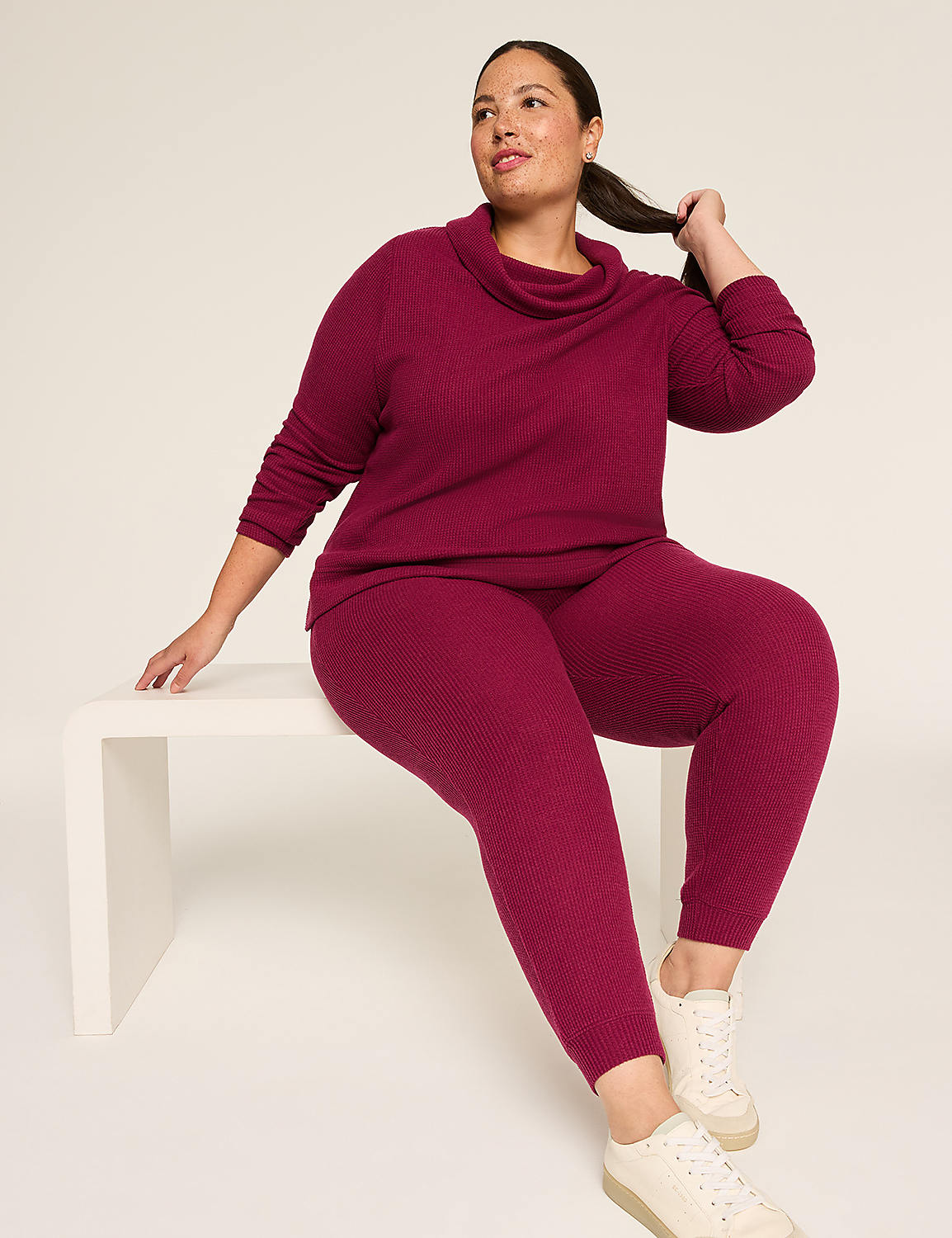 LIVI Waffle Knit Jogger Product Image 3