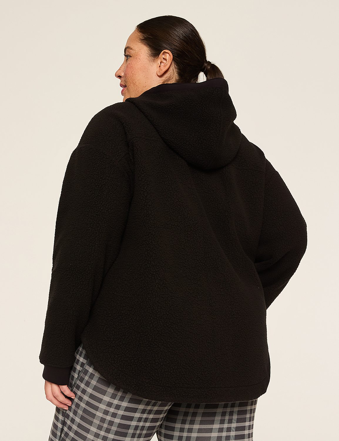 LIVI Sherpa Full-Zip Hooded Jacket Product Image 2