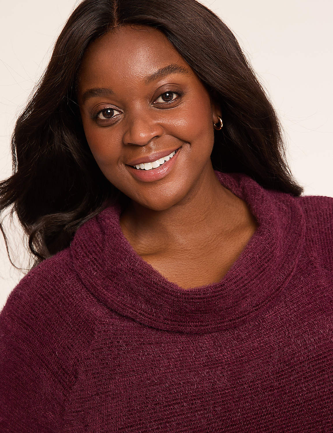 Cowl-Neck Textured Pullover Product Image 4