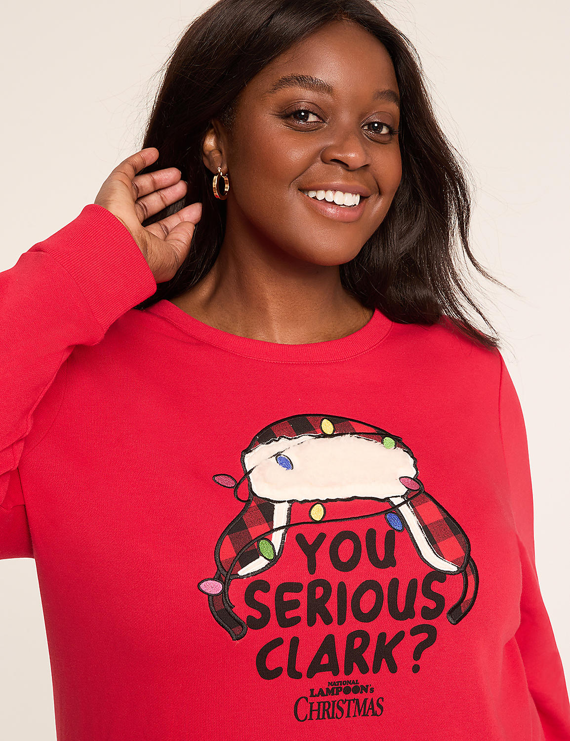 You Serious Clark Graphic Sweatshirt Product Image 4