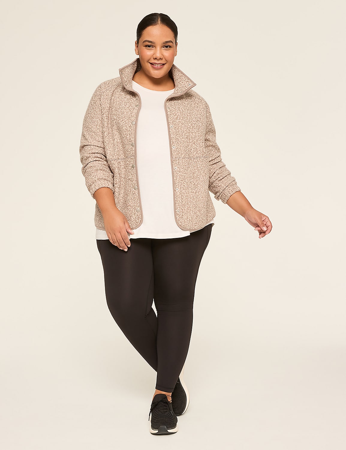 LIVI Sherpa Snap-Front Jacket Product Image 3