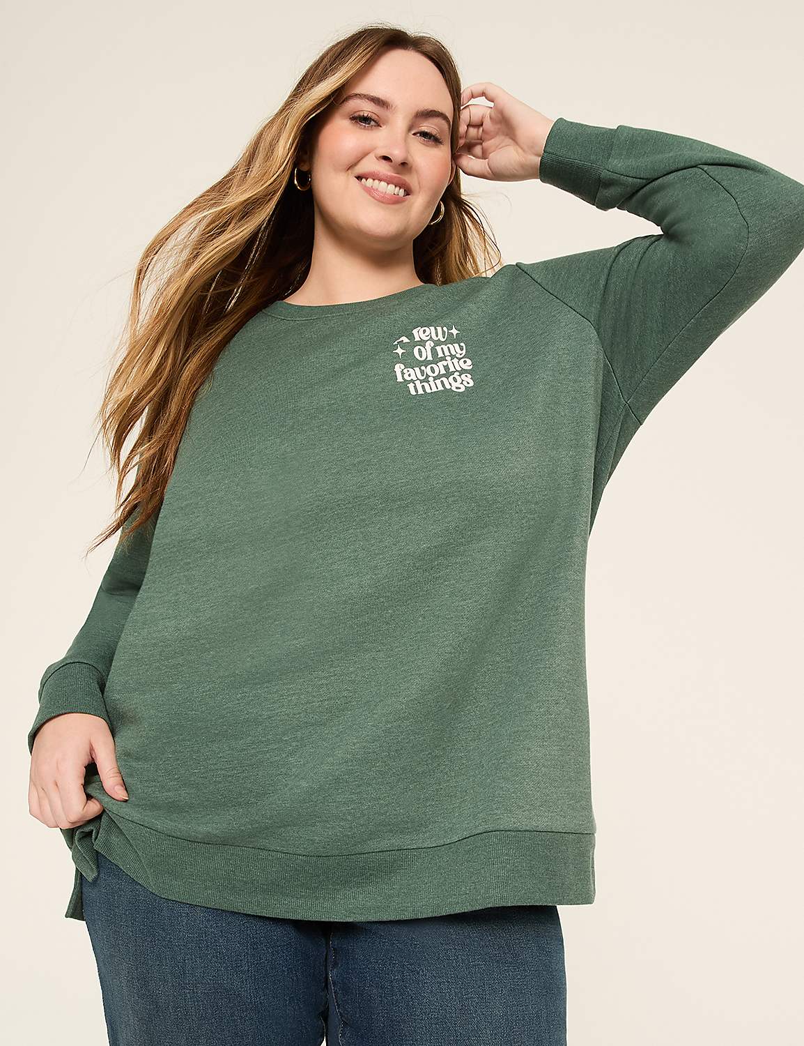 A Few of My Favorite Things From & Back Graphic Sweatshirt Product Image 1