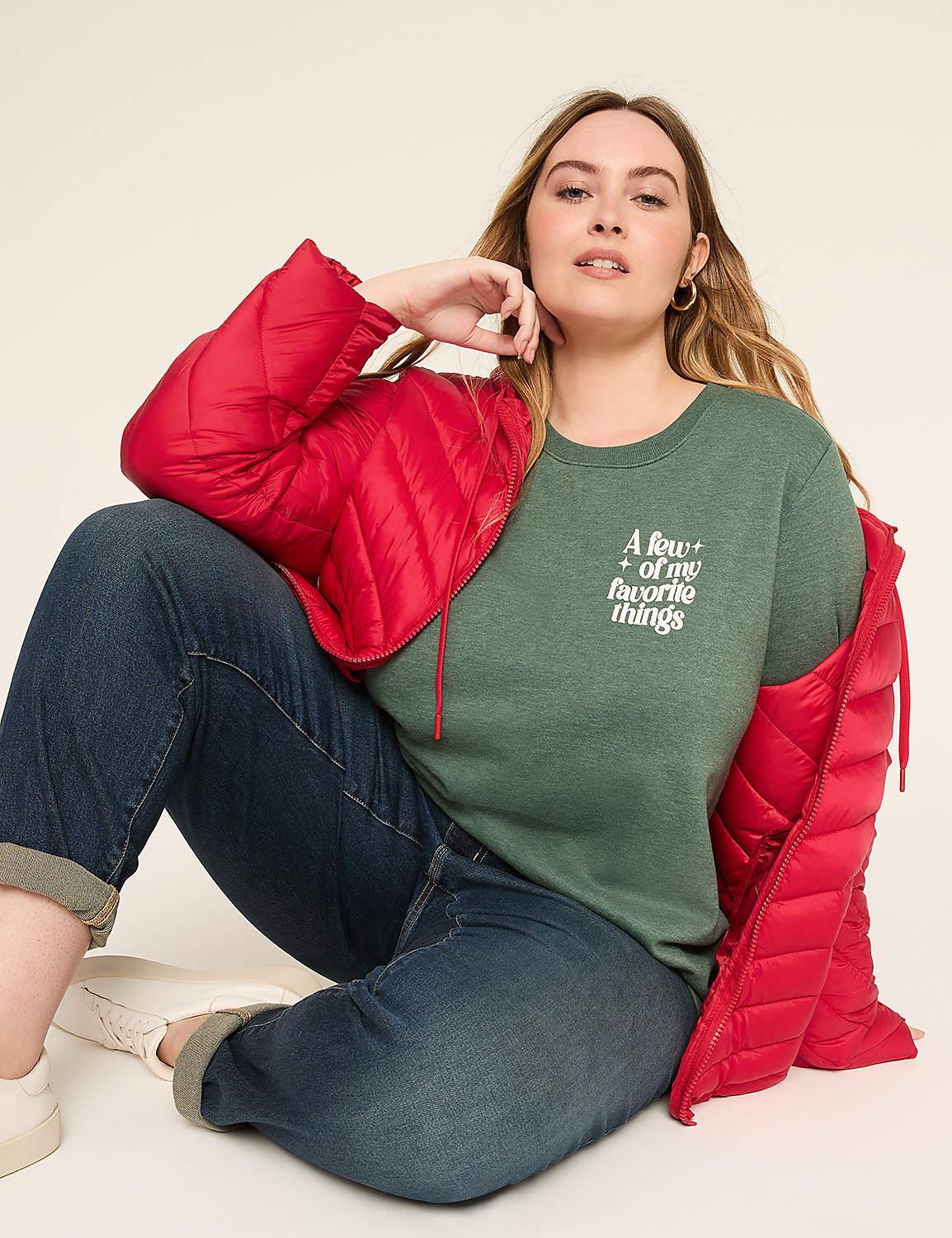 A Few of My Favorite Things From & Back Graphic Sweatshirt Product Image 3