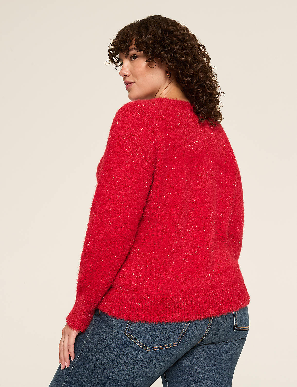 Crew-Neck Pullover Sweater Product Image 2