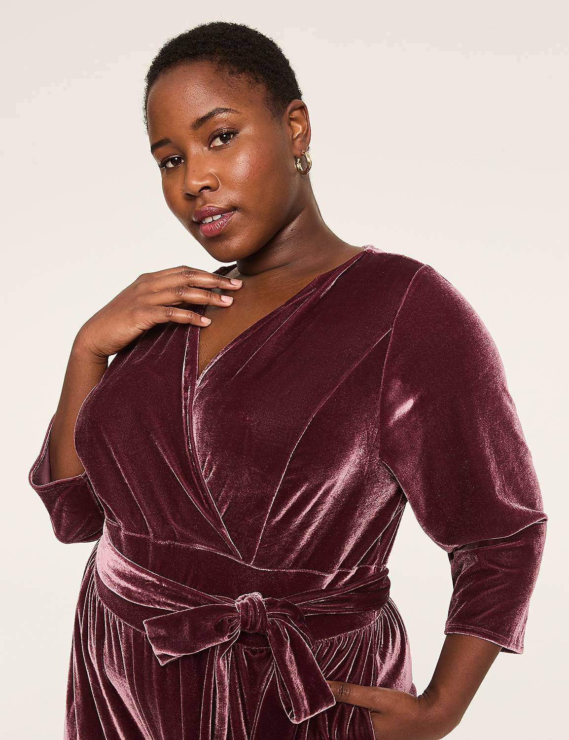 Lena Velvet Jumpsuit Product Image 3