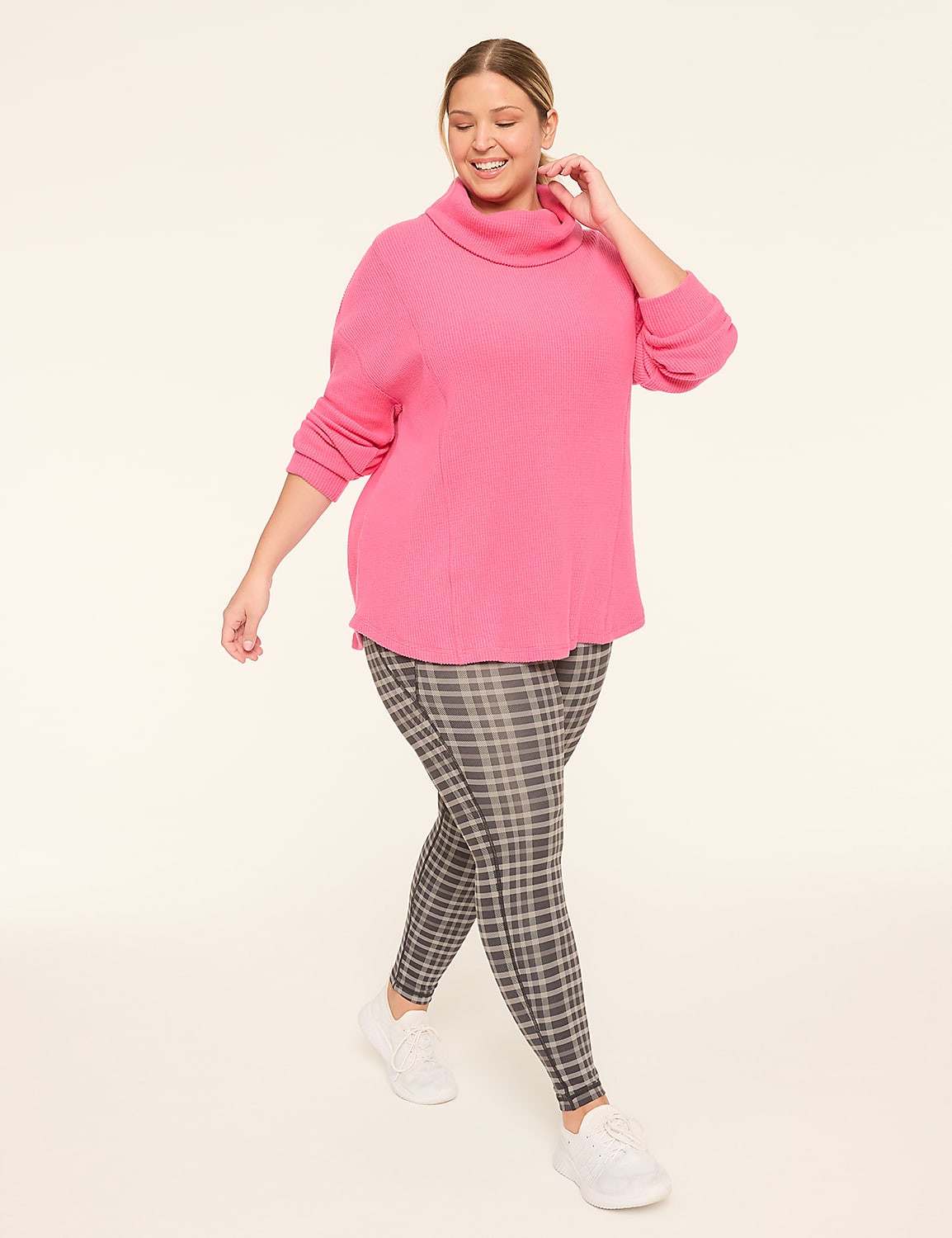 LIVI Waffle Textured Pullover Top Product Image 3