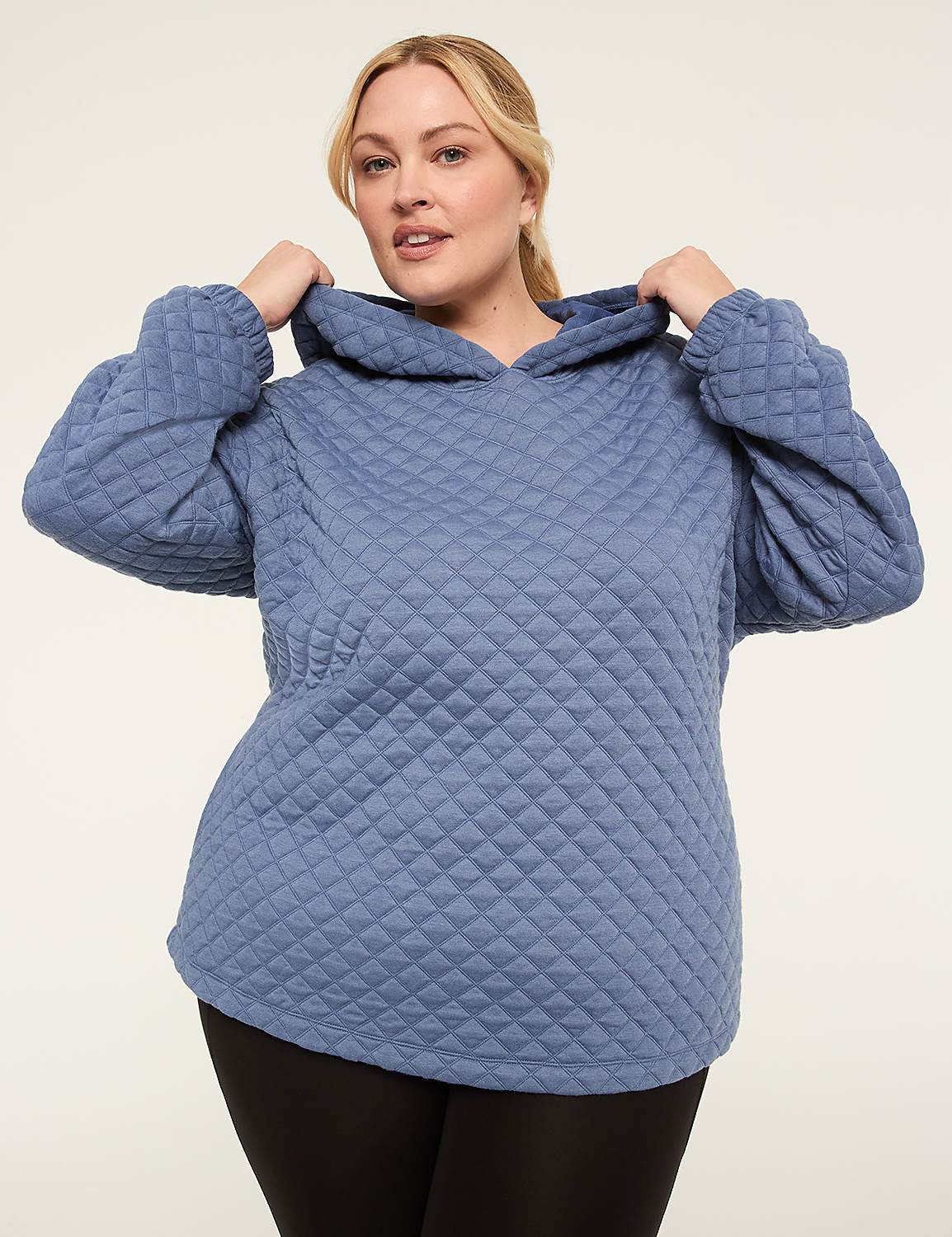 LIVI Long-Sleeve Quilted Hoodie Product Image 1
