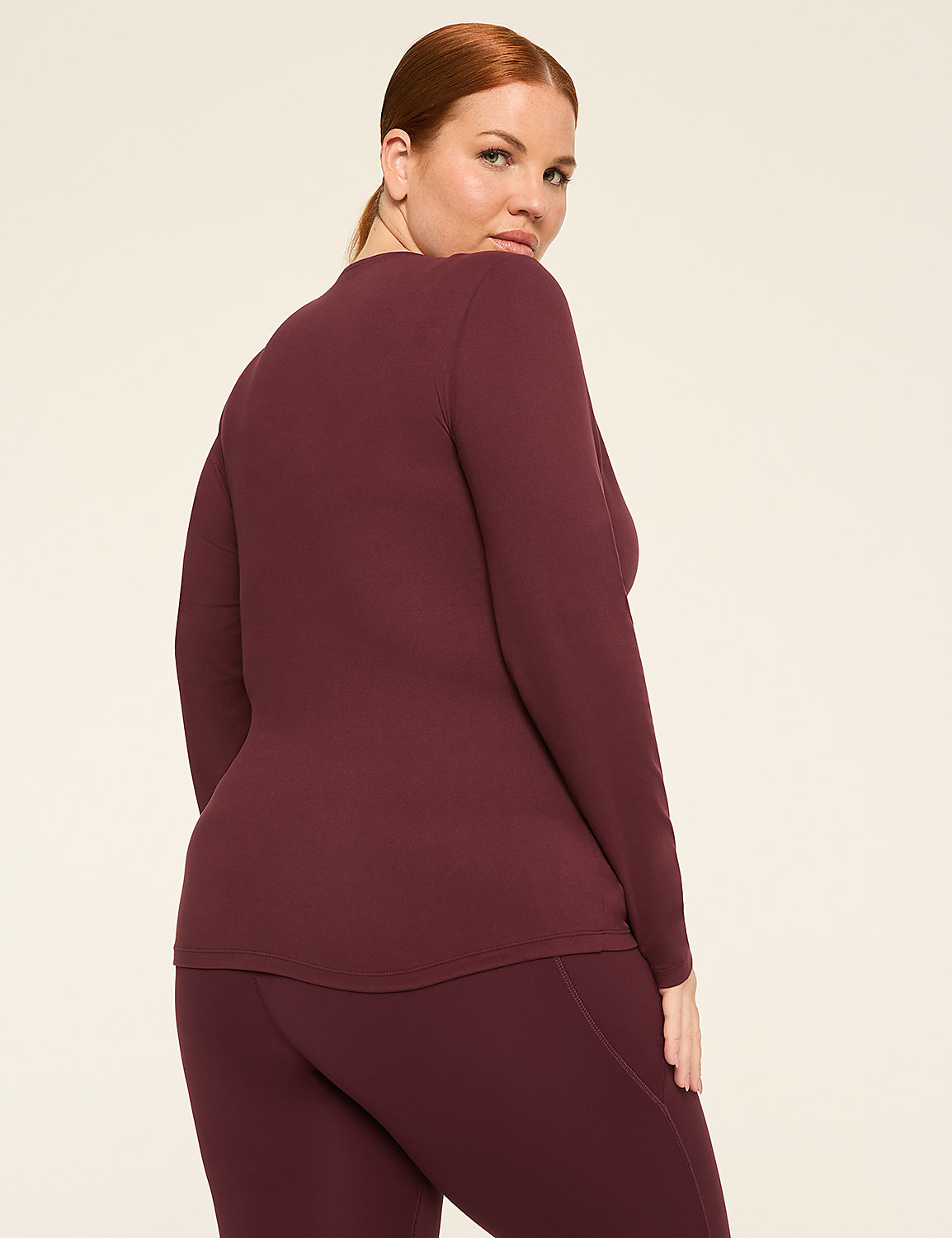LIVI Soft Faux-Wrap Side-Ruched Top Product Image 2