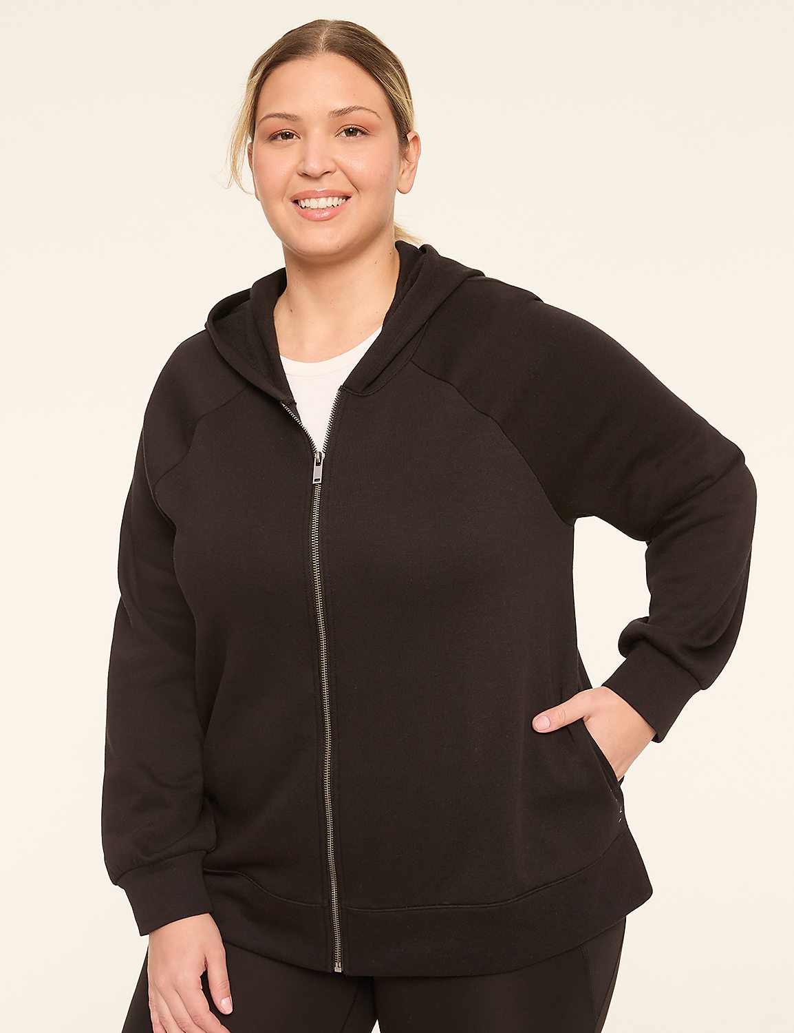 LIVI French Terry Full-Zip Jacket Product Image 1