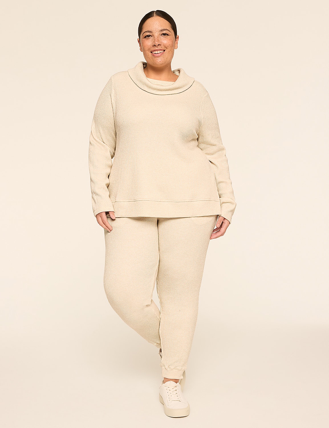 LIVI Shine Waffle Jogger Product Image 3