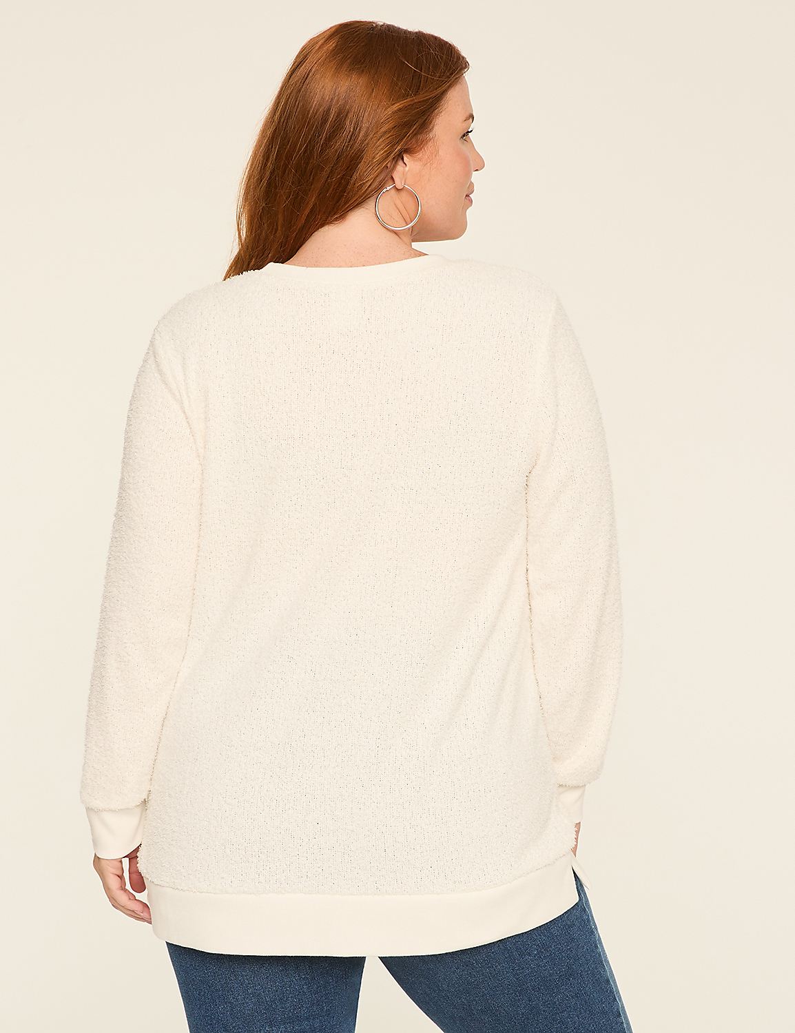 Blessed Soft-Textured Graphic Sweatshirt Product Image 2