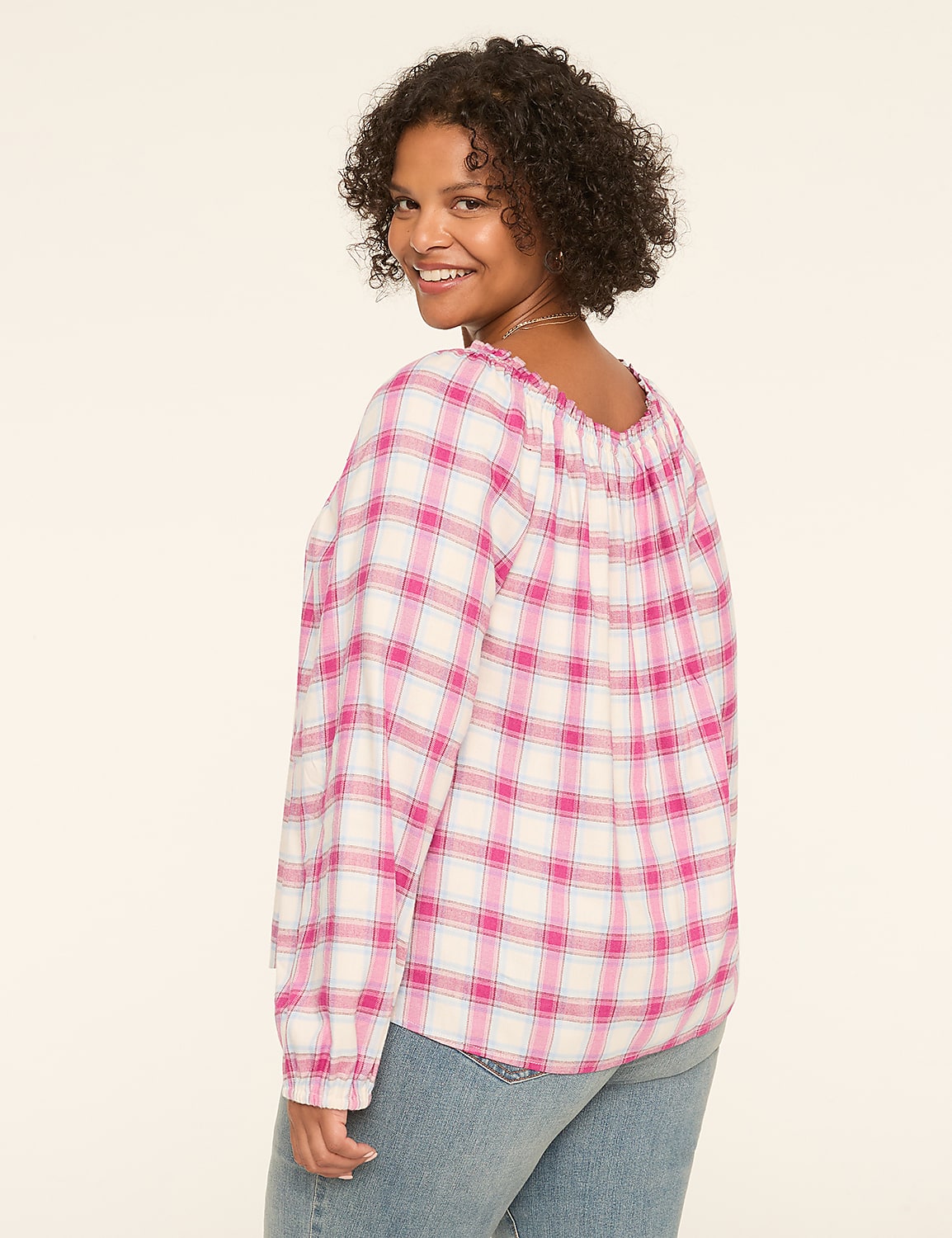 Swing Square-Neck Popover Blouse Product Image 2