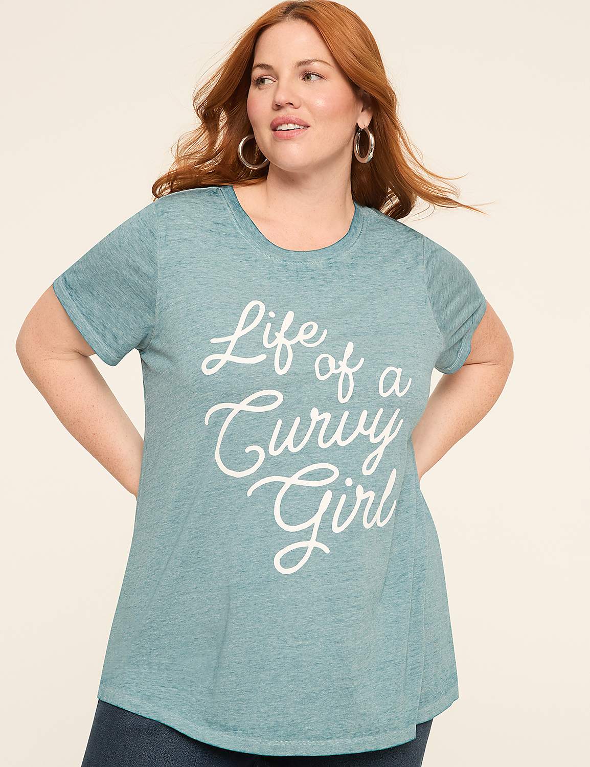 Life Of A Curvy Girl Graphic Tee Product Image 1