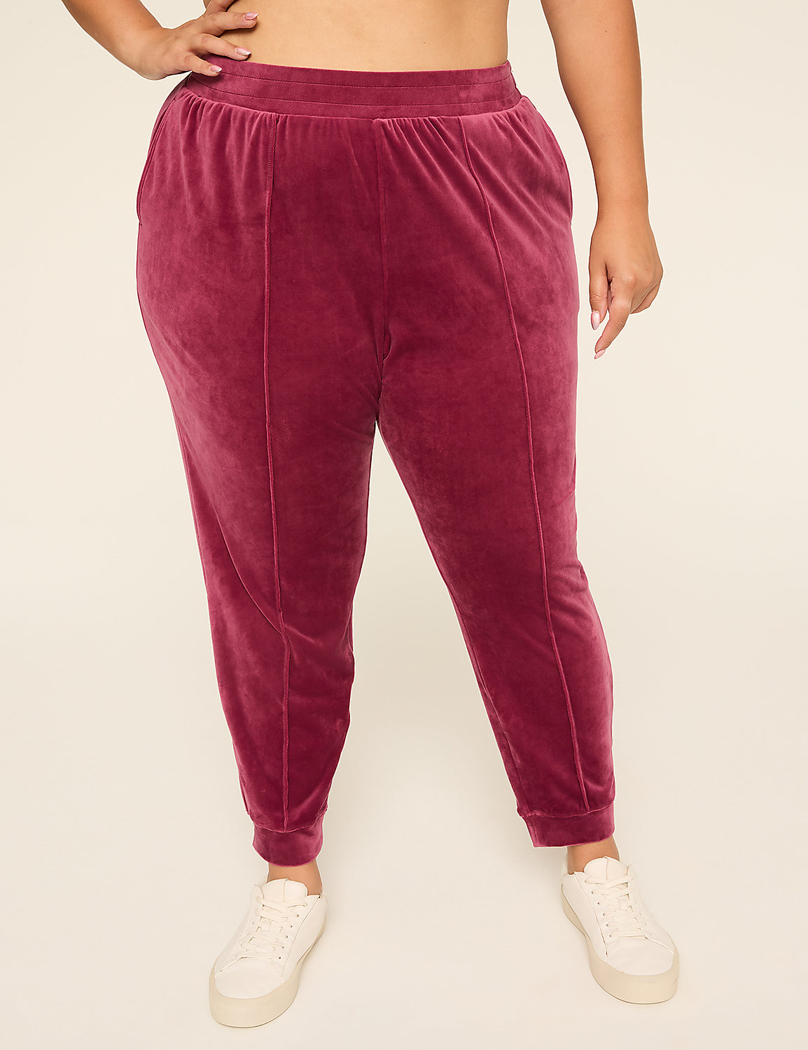 LIVI Velour Jogger Product Image 1