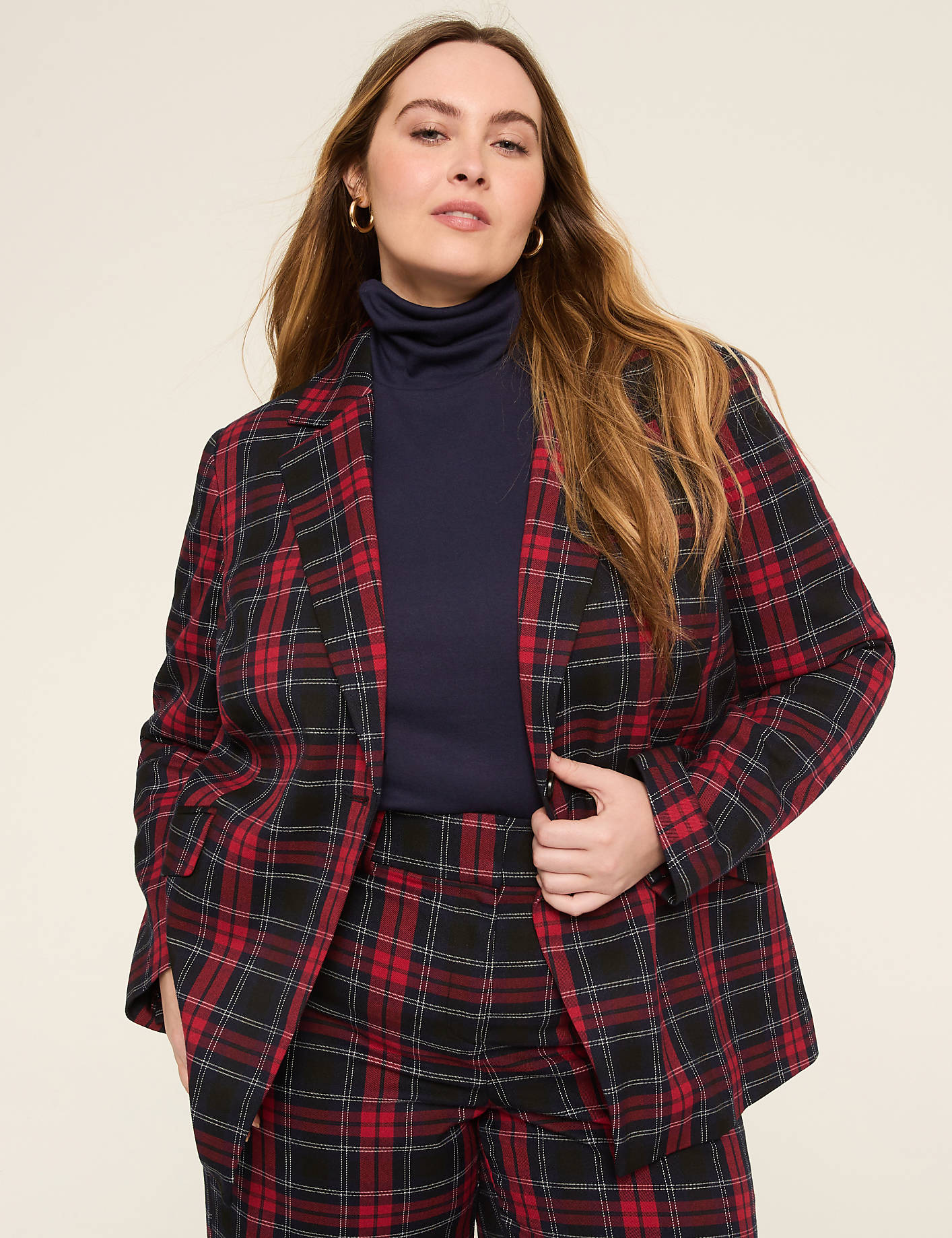 Perfect Drape One-Button Blazer Product Image 1