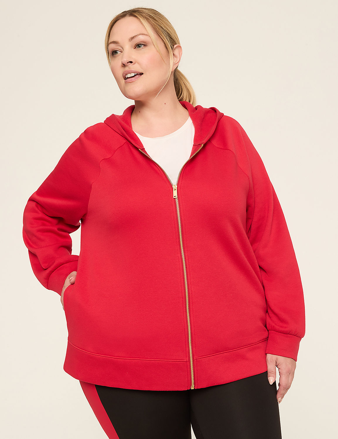 LIVI French Terry Full-Zip Jacket Product Image 1