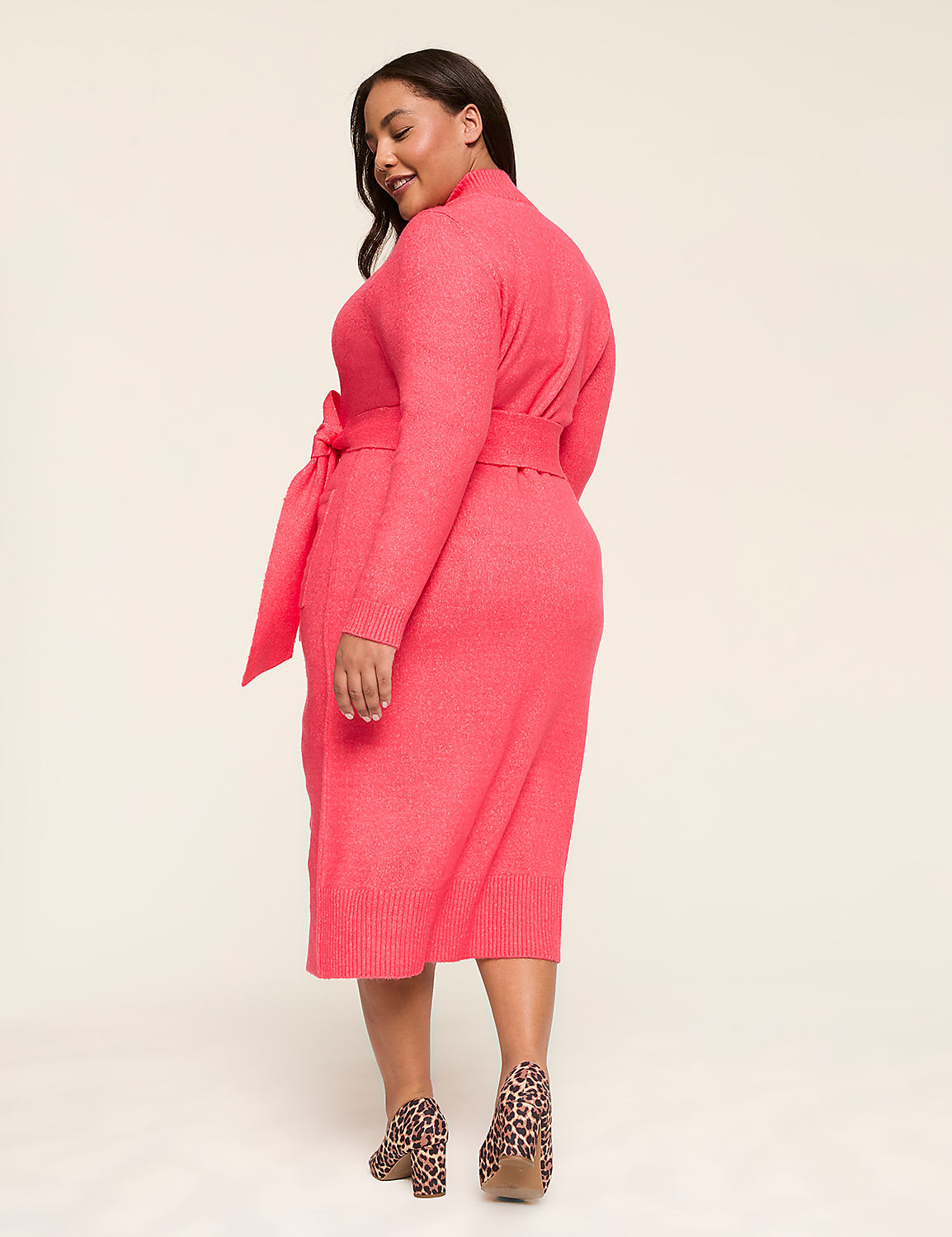 belted midi sweater dress By Anthropologie Long-Sleeve Turtleneck Belted Sweater Midi Dress