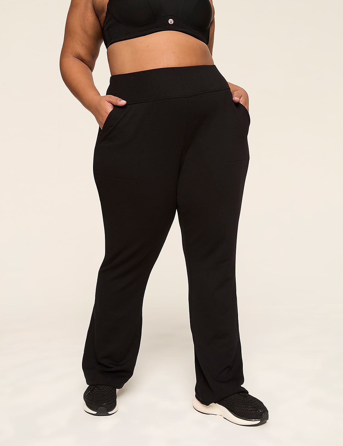 LIVI Fleece Relaxed Bootcut Pant Product Image 1