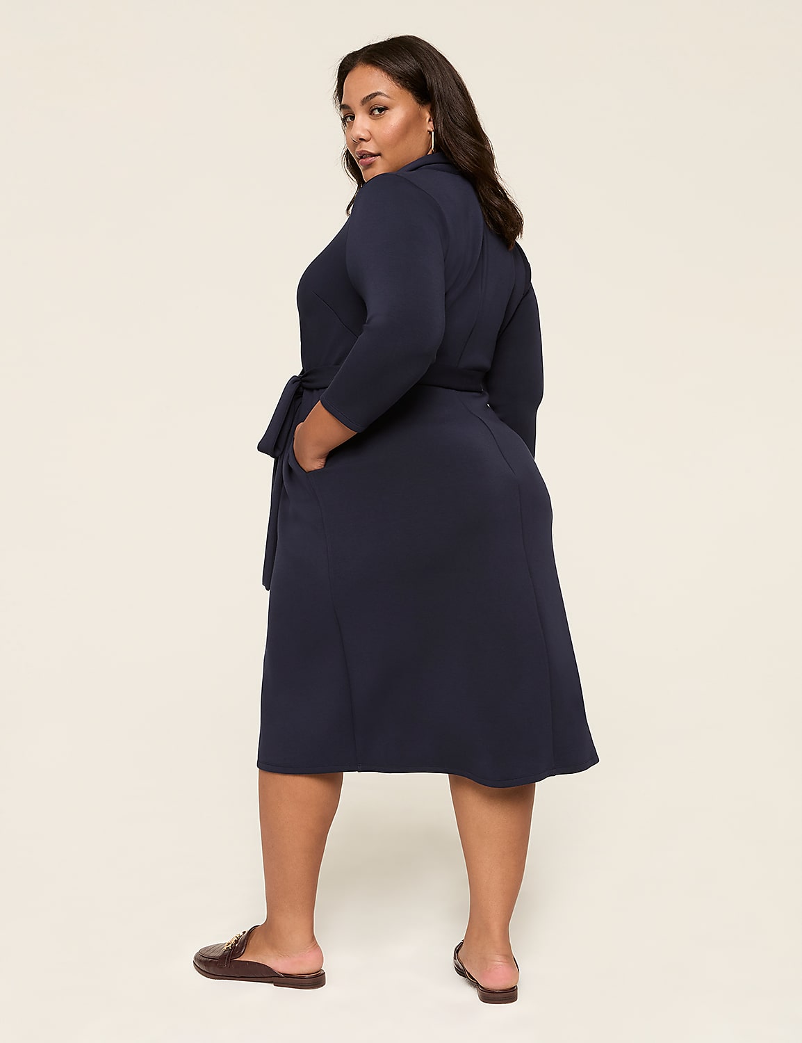 Journey Faux-Wrap Dress Product Image 2