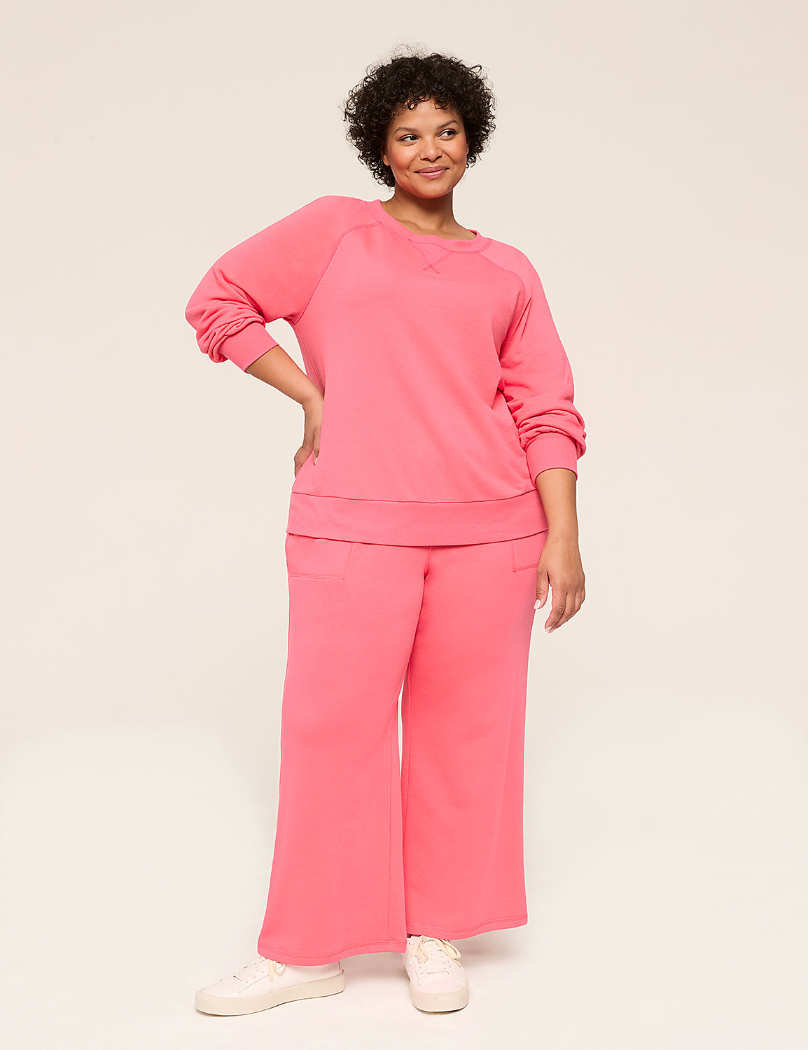 LIVI French Terry Relaxed Straight Pant Product Image 3