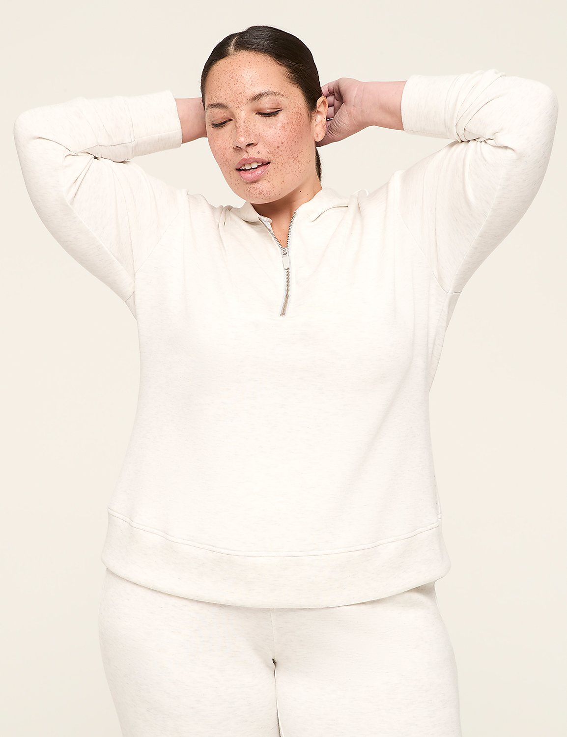 LIVI Journey Hooded Half-Zip Sweatshirt Product Image 1