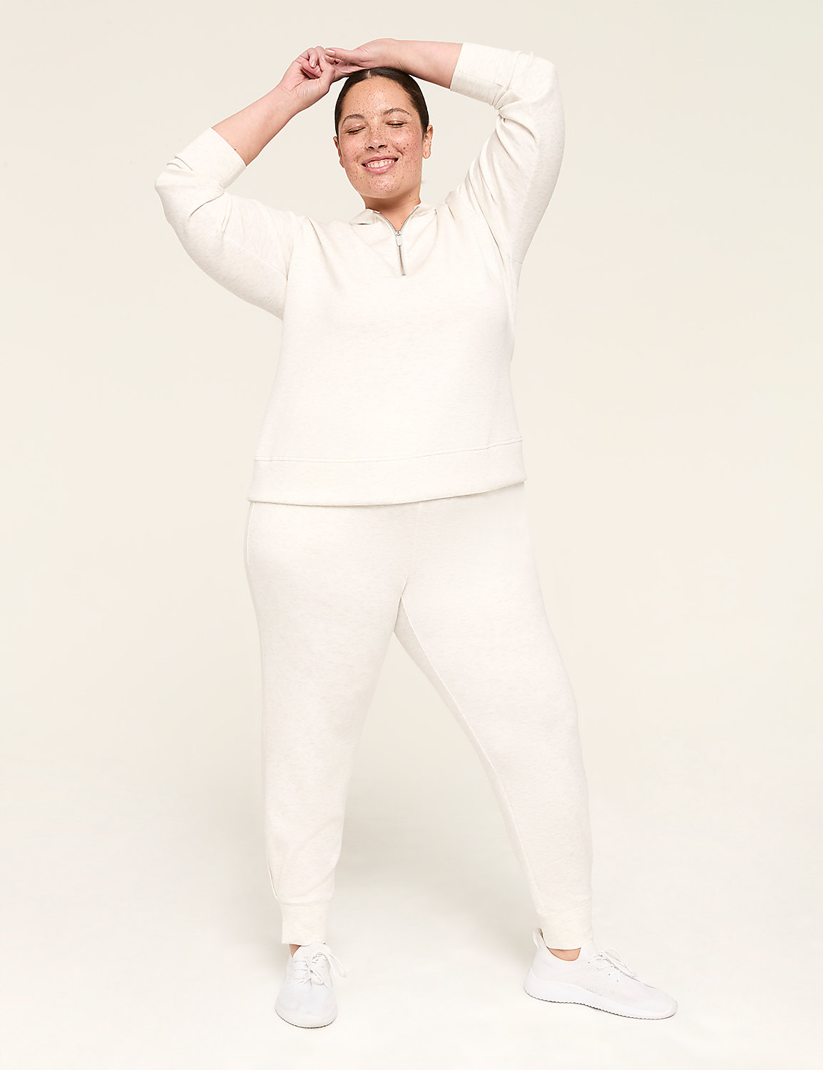 LIVI Journey Hooded Half-Zip Sweatshirt Product Image 3