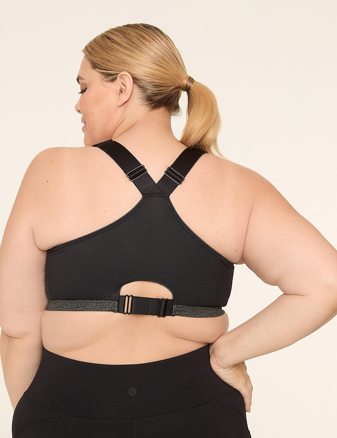 LIVI Max Support Comfort Zip-Front Sports Bra Product Image 2