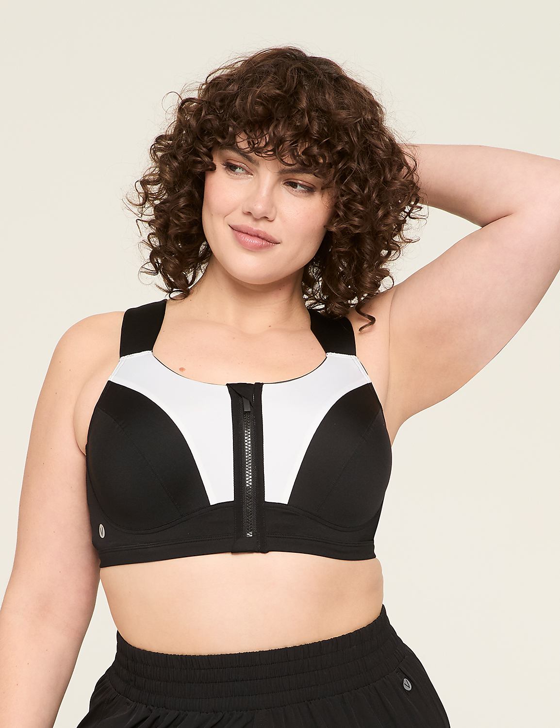 LIVI Max Support Comfort Zip-Front Sports Bra Product Image 1