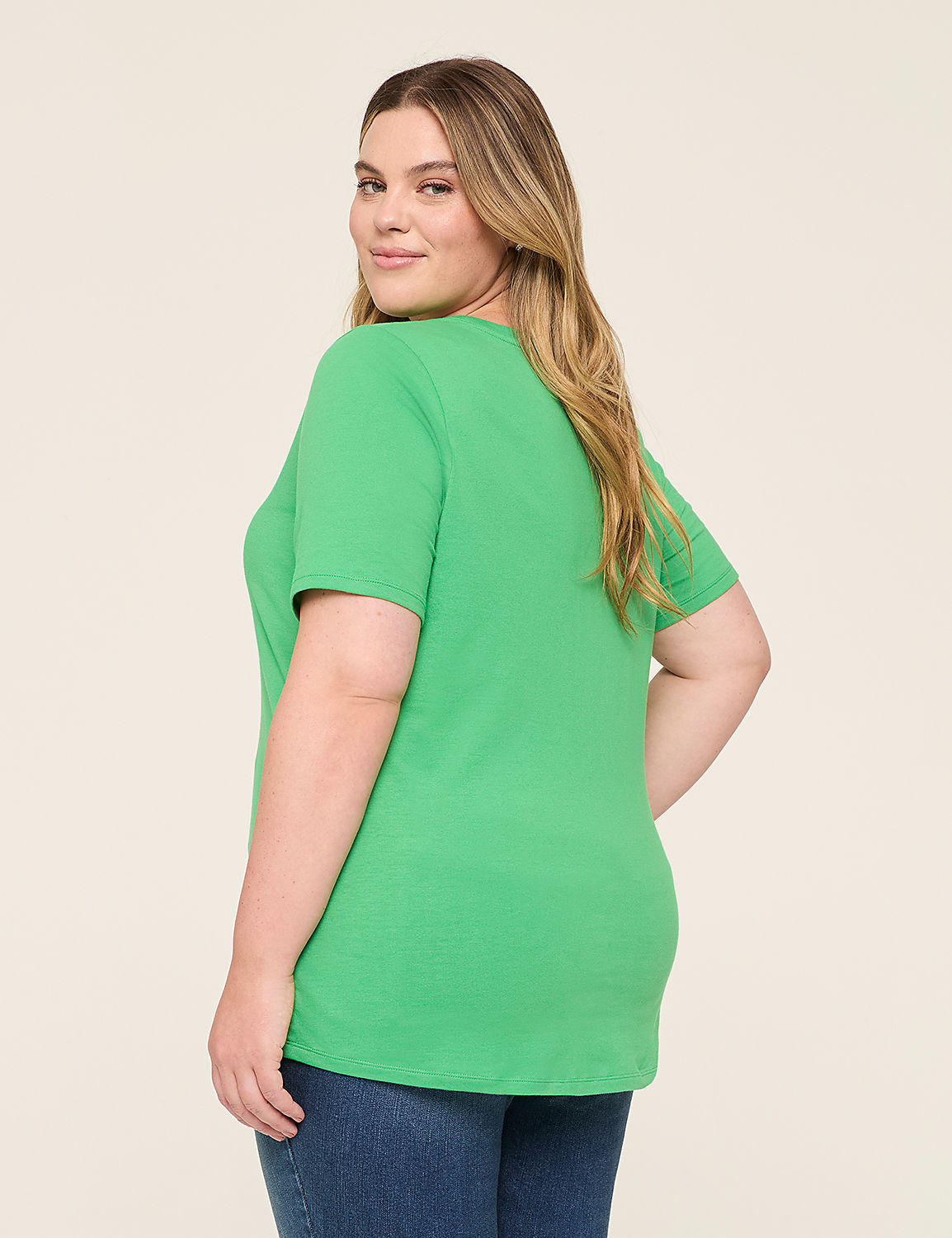 Perfect Sleeve V-Neck Tee Product Image 2