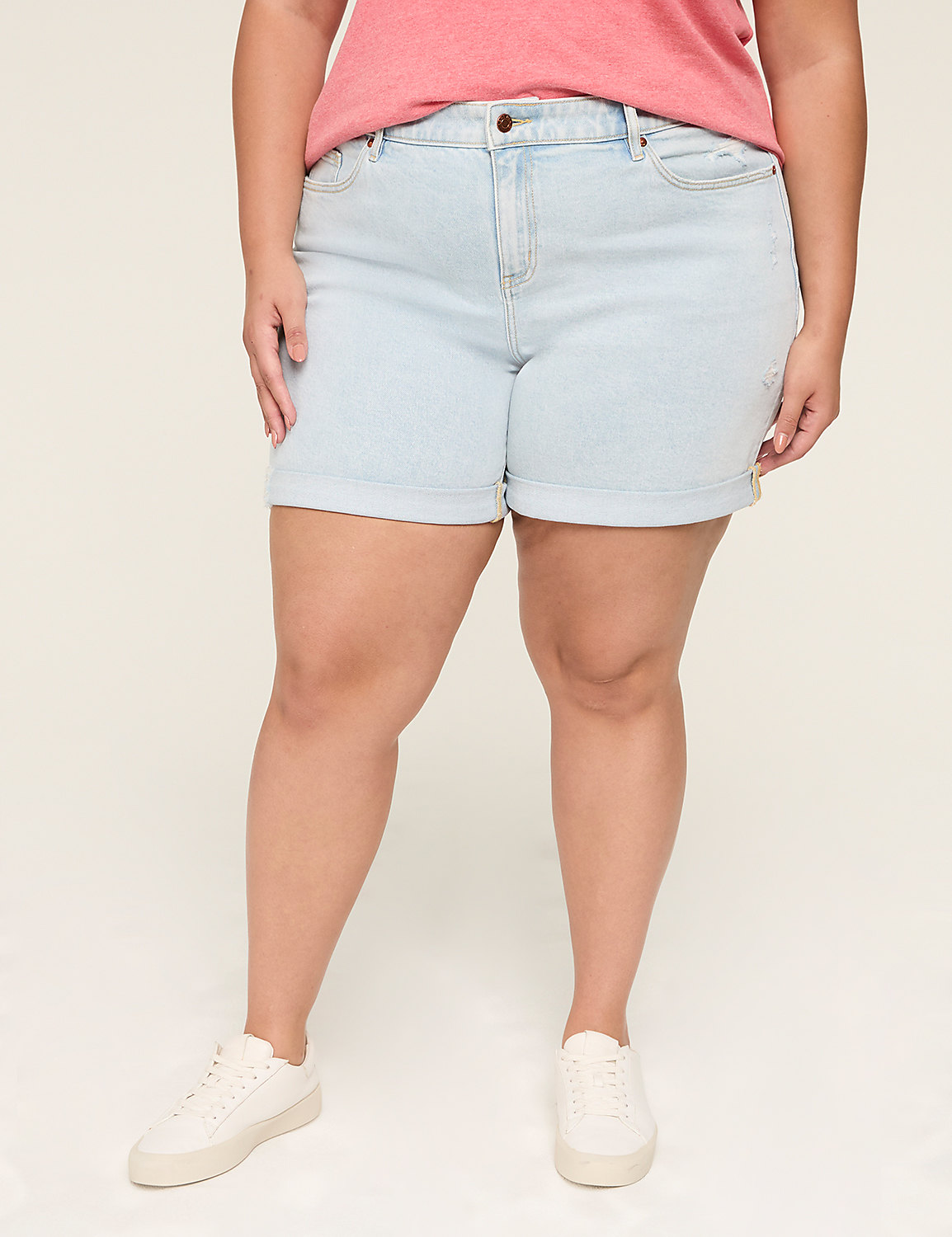 Boyfriend Fit Jean Short - 5.5" Inseam Product Image 1