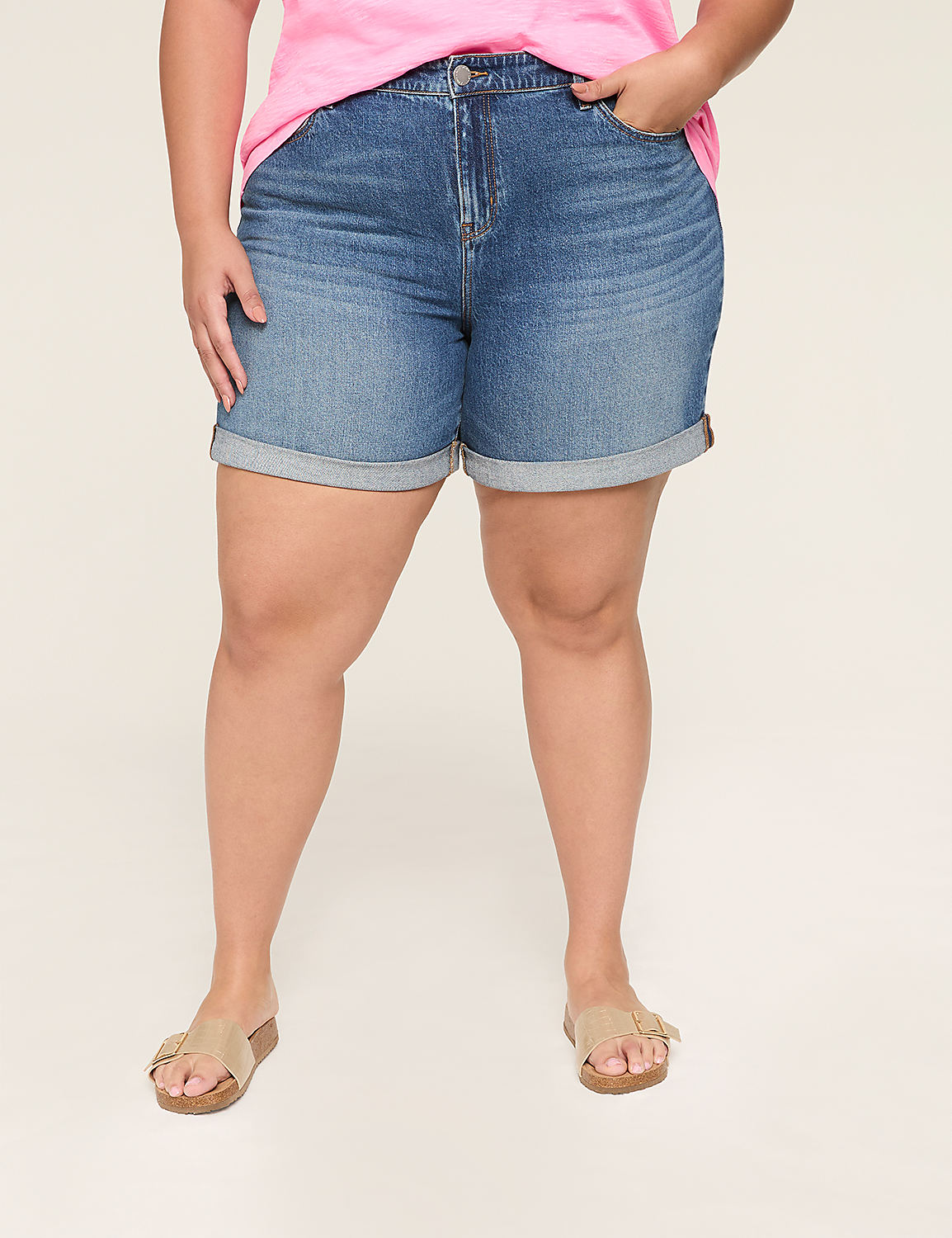 Boyfriend Fit Jean Short - 5.5" Inseam Product Image 1